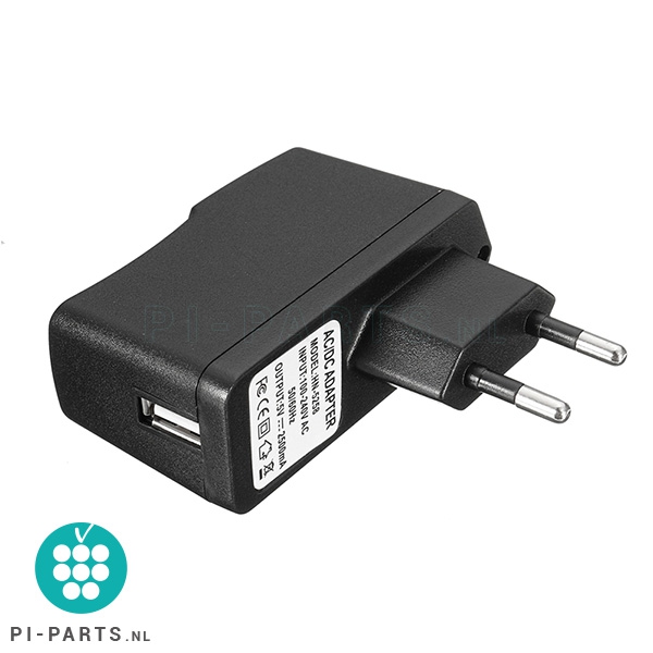 Adapter - 2,5 Ampère met USB-aansluiting