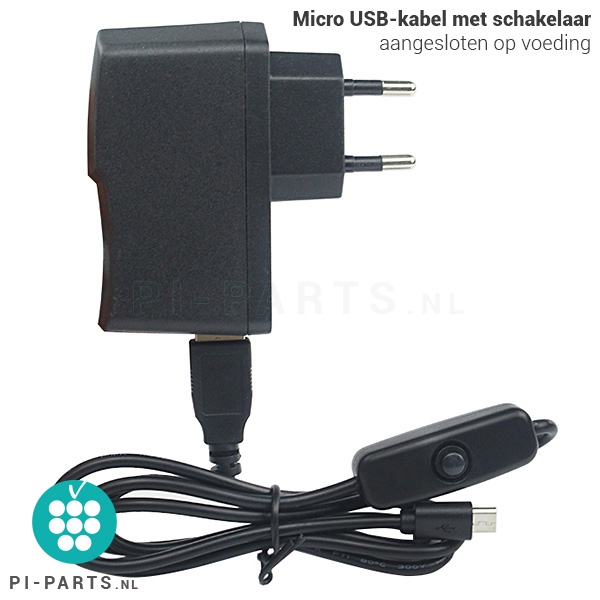 Adapter - 2,5 Ampère met USB-aansluiting