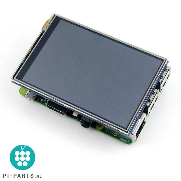 3,5 inch LCD touch screen