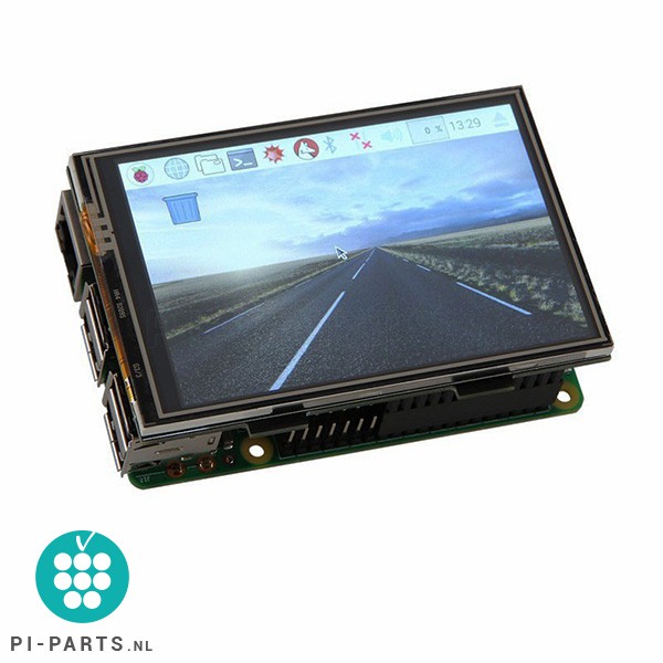 3,5 inch LCD touch screen