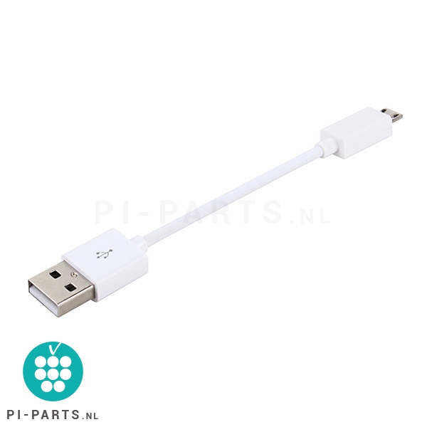 Micro USB kabel - kort snoertje