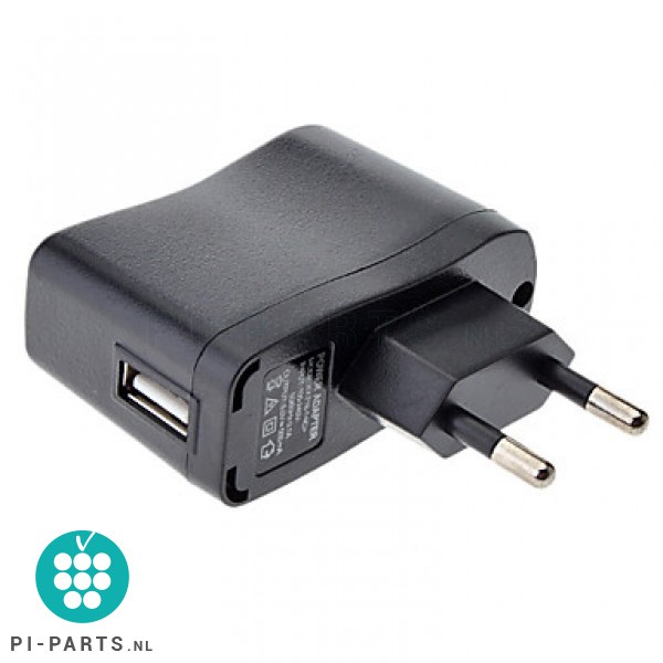 x _ Adapter - 500 mAh met USB-aansluiting